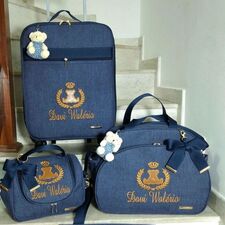 Mala e Bolsas Maternidade com o Nome do Bebê em Mafra