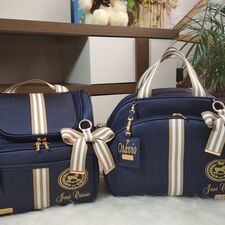 Kit Bolsa e Mochila com o Nome do Bebê em Tupanciretã